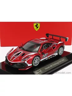   Burago - Ferrari 488 Challenge Evo N 28 2020 - Con Vetrina - With Showcase Red Met