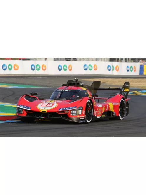Burago - FERRARI 499P 3.0L TURBO V6 TEAM FERRARI AF CORSE N 51 WINNER 24h LE MANS 2023 ALESSANDRO PIER GUIDI - JAMES CALADO - ANTONIO GIOVINAZZI RED