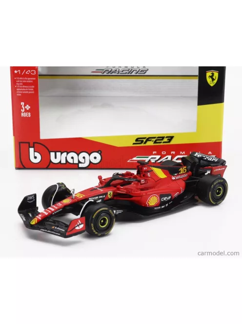 Burago - Ferrari F1 SF-23 Team Scuderia Ferrari #16 Charles Leclerc 4th Monza Italy GP 2023