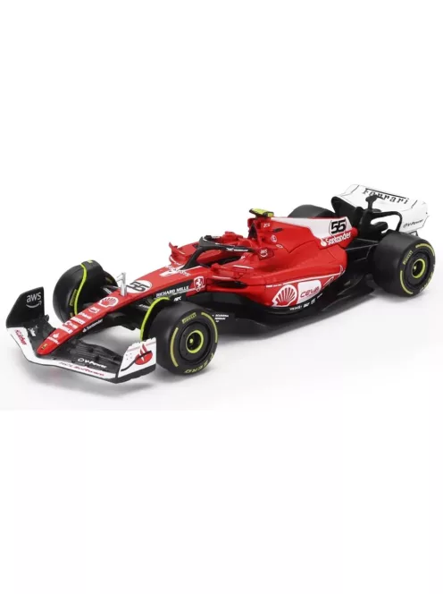 Burago - Ferrari F1 SF-23 Team Scuderia Ferrari Las Vegas USA GP 2023 #55 Carlos Sainz