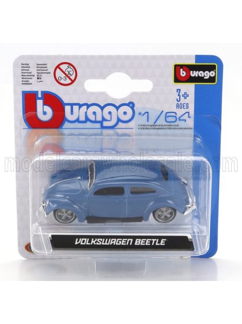 Burago - VOLKSWAGEN BEETLE MAGGIOLINO KAFER CUSTOM 1965 BLUE