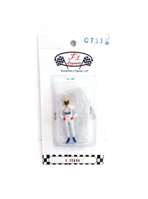 Cartrix - 1:43 Scale Model Figure Of Ayrton Senna, Toleman 1984