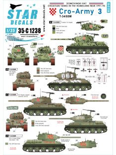 Cro-Army # 3. Croatian T-34/85 tanks. VIEW