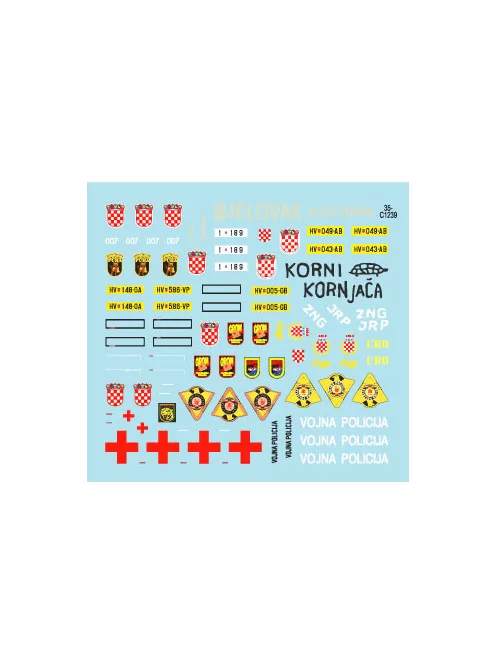 Cro-Army # 4. Croatian wheeled AFVs and softskins 1991-95.