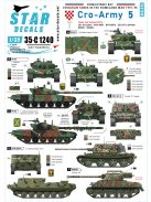 Cro-Army # 5. Croatian tracked AFVs and tanks 1991-93. VIEW