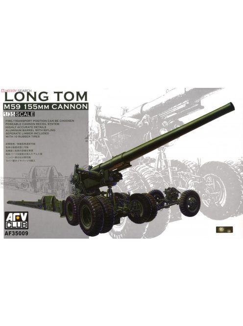 Long Tom M59 155 mm Cannon AFV Club | No. AF35009 | 1:35