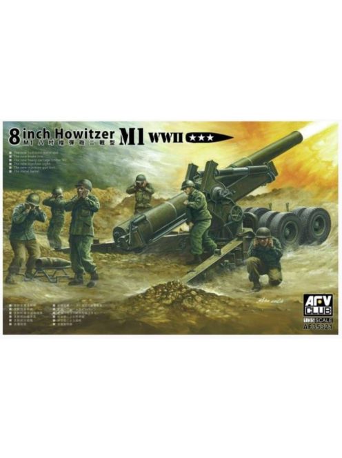 1/35 8 Inch Howitzer M1 WW2 AFV Club - No. AF35321