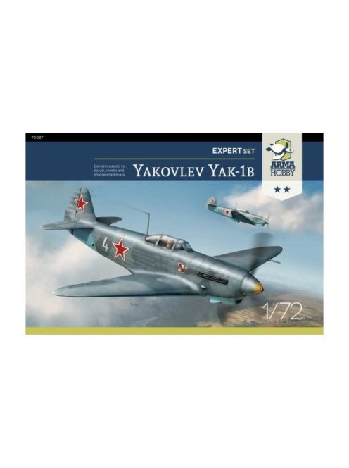 Yakovlev Yak-1b Expert Set Arma Hobby | No. 70027 | 1:72
