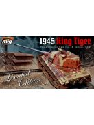 Panzerkampfwagen Tiger Ausf. B. Henschel Turret 1945 King Tiger Limited Edition 2 in 1 Takom plastic Ammo by Mig Jimenez | No. A.MIG-8500 | 1:35