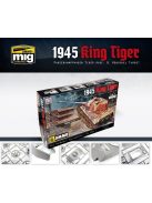 Panzerkampfwagen Tiger Ausf. B. Henschel Turret 1945 King Tiger Limited Edition 2 in 1 Takom plastic Ammo by Mig Jimenez | No. A.MIG-8500 | 1:35
