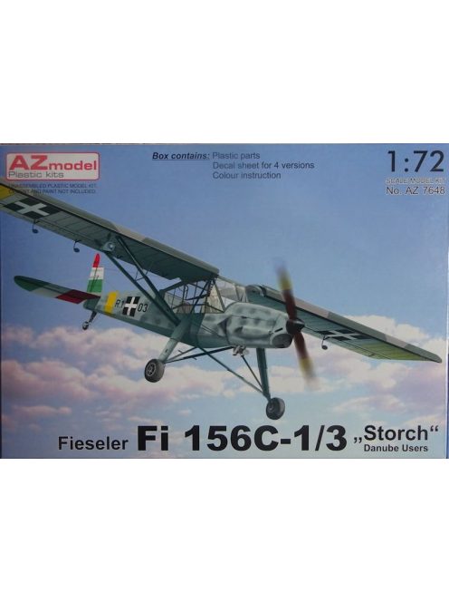 Fieseler Fi 156C-1/3 “Storch” Danube Users AZ model | No. AZ7648 | 1:72