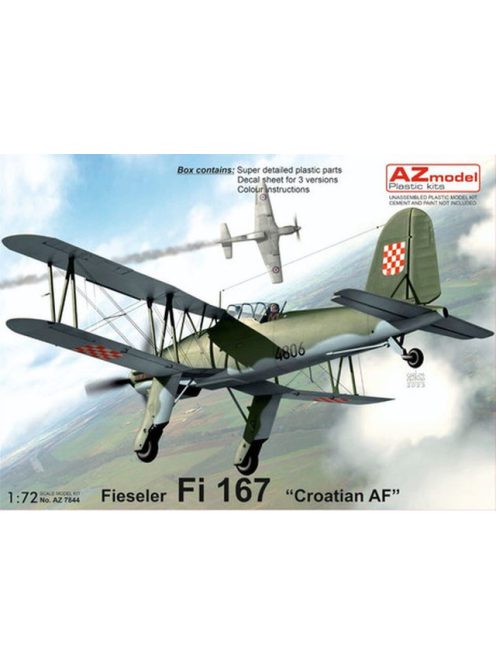 Fieseler Fi 167 "Croatian AF" AZ model | No. AZ7844 | 1:72