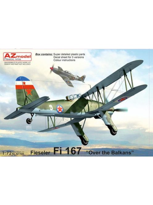 Fieseler Fi 167 "Over the Balkans" AZ model | No. AZ7845 | 1:72