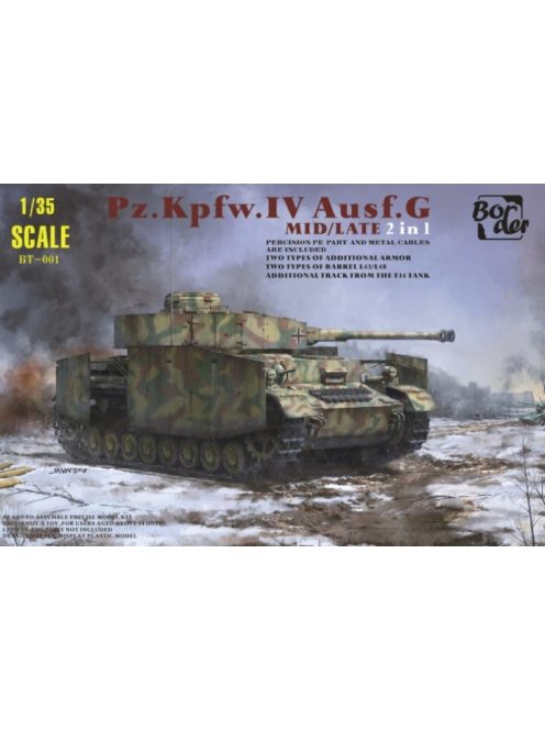 Pz.Kpfw.IV Ausf.J Late Border Model | No. BT-008 | 1:35