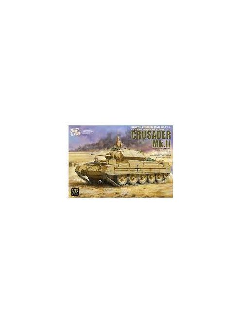 Crusader Mk.II British Cruiser Tank MK.VI & German Pzkpfw.MK V746(e) Border Model | No. BT-015 | 1:35