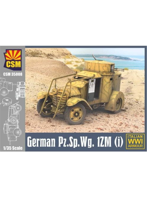 German Pz.Sp.Wg. 1ZM(i) Armoured Car 1ZM 1936-1945 Copper State Models | Nr. CSM35008 | 1:35