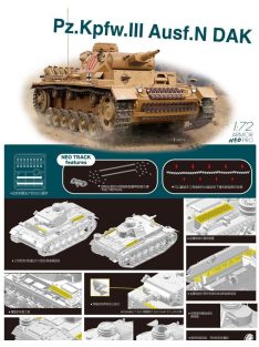   Pz.Kpfw. III Ausf. N (DAK) Neo Tracks Dragon | No. 7634 | 1:72