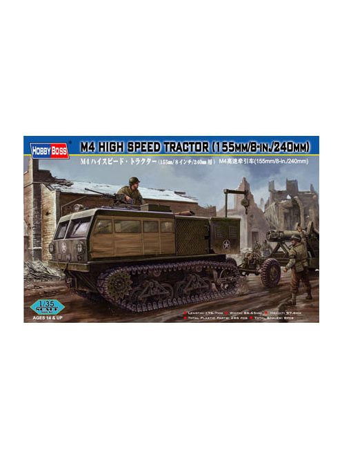 Hobbyboss - M4 High Speed Tractor(155Mm/8-In./240Mm)