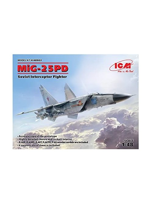 MIG-25PD Soviet Interceptor Fighter ICM | No. 48903 | 1:48