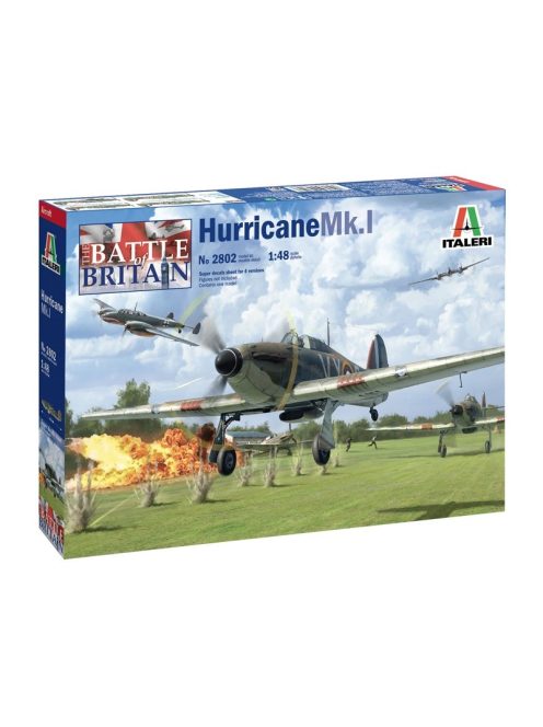 Hawker Hurricane Mk.I Battle of Britain 80th Anniversary + Super Decal Italeri | No. 2802 | 1:48
