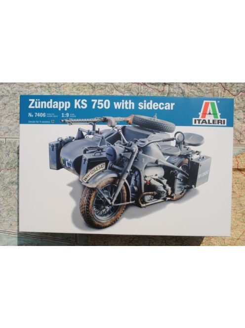 Zündapp KS750 with Sidecar Italeri | No. 7406 | 1:9