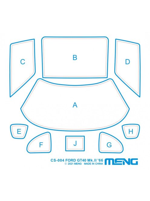 Meng Model - Ford GT40 Mk.II 1966
