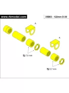 35B83 122mm L/38 D-30 SPG T-34 / D-30 122mm Howitzer D-30