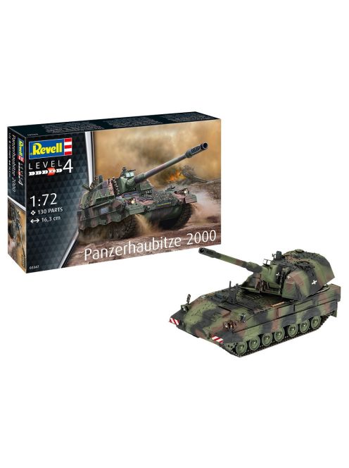 Revell - Panzerhaubitze PzH 2000 1:72 (3347)-Ukraina