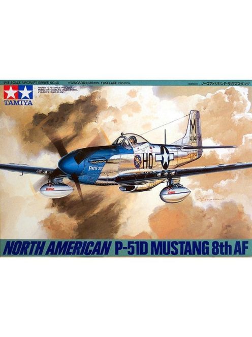 1/48 North American P-51D Mustang 8th AF Tamiya