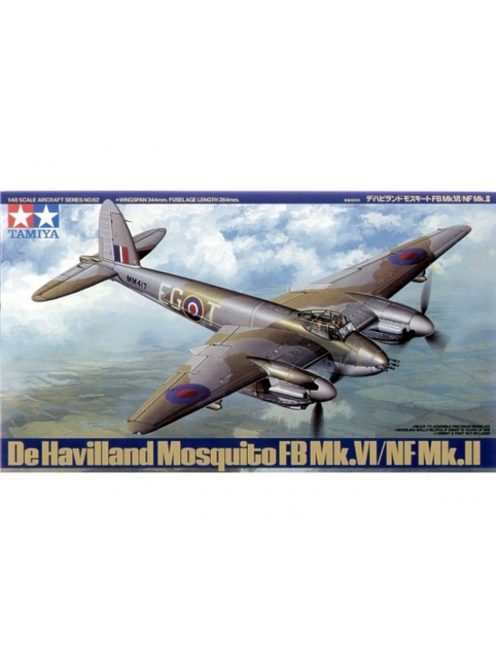 De Havilland Mosquito FB Mk.VI/NF Mk.II Tamiya | No. 61062 | 1:48