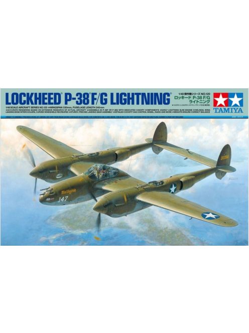 1/48 Lockheed P-38 F/G Lightning Tamiya - No. 61120