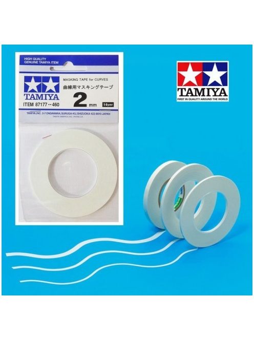 Masking Tape for Curves 2mm Tamiya | No. 87177