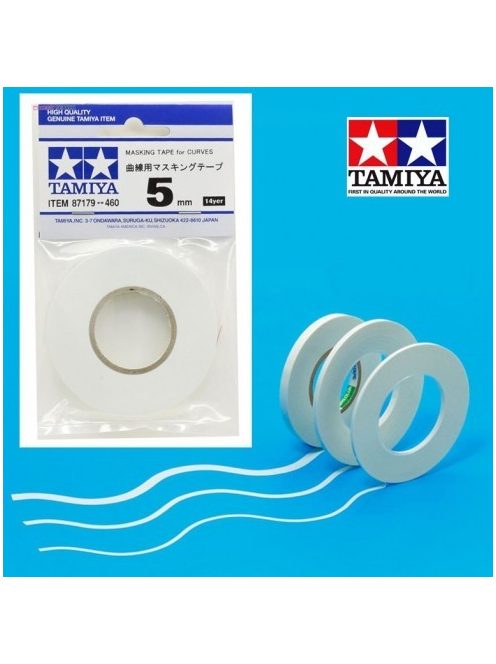 Masking Tape for Curves 5mm Tamiya | No. 87179