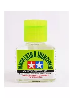  Tamiya Extra Thin Cement QUICK SETTING - 40ml Tamiya | No. 87182