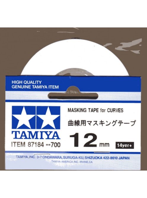 Tamiya 87184 Masking Tape for CURVES 12 mm