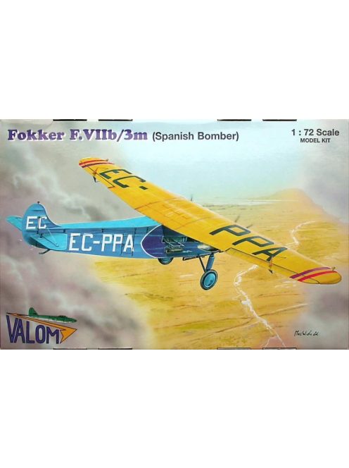 Fokker F.VIIb/3m Spanish Bomber Valom | No. 72064 | 1:72