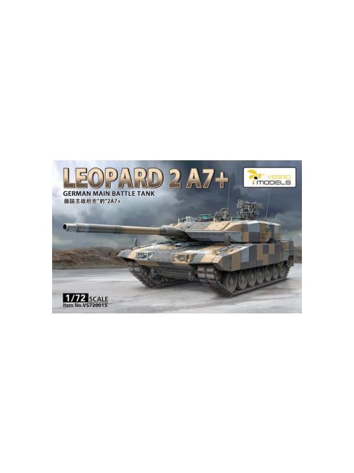 Vespid models - German Main Battle Tank Leopard 2 A7And Metal Barrel And Metal Tow Cable
