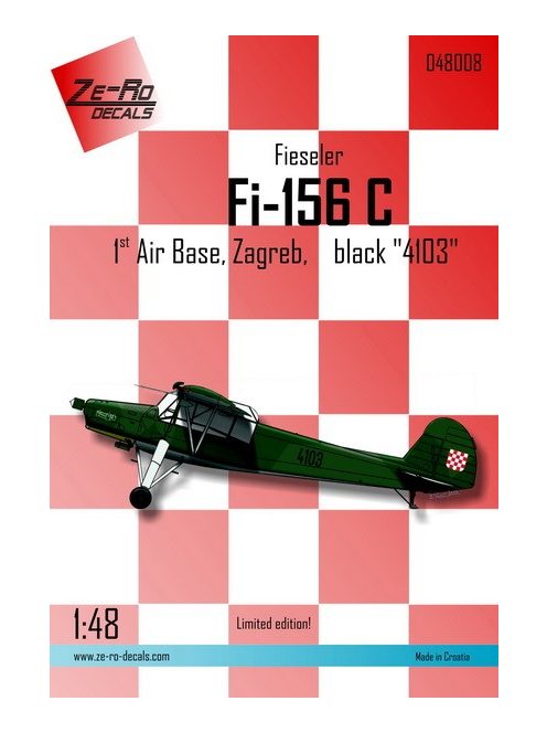 1/48  Fi-156C “4103″ Ze-Ro DECALS