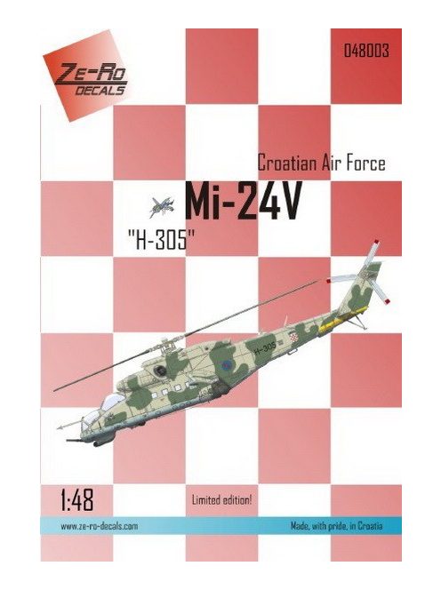 1/48  Mi-24V  “H-305″  ZE-RO decals