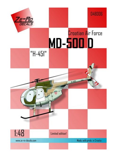 1/48 MD-500D  “H-451″ ZERO decals