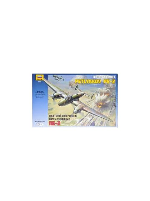 Soviet Dive Bomber Petlyakov Pe-2 Zvezda | No. 4809 | 1:48