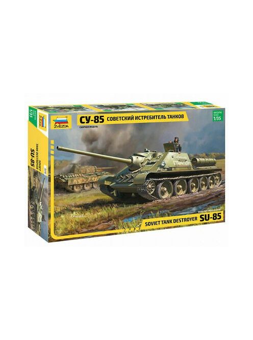 1/35 Soviet Tank Destroyer SU-85 Zvezda - No. 3690