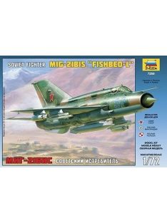 1/72 Soviet fighter MiG-21bis Fishbed-L Zvezda - No. 7259