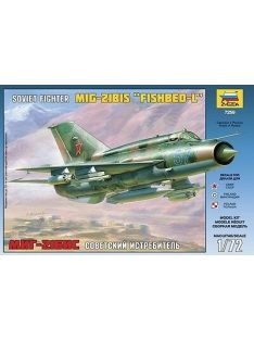 1/72 Soviet fighter MiG-21bis Fishbed-L Zvezda - No. 7259