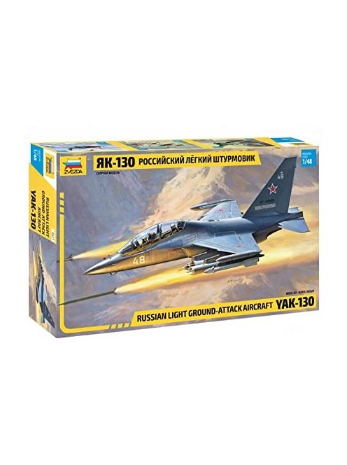 1/48 YAK-130 Russian Light Ground-Attack Aircraft Zvezda - No. 4821