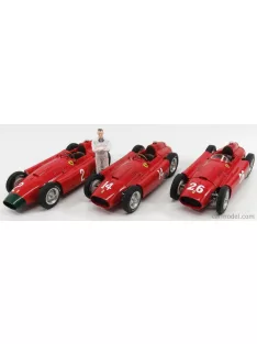   Cmc - Ferrari Set 3X F1  D50 Short Nose N 14 French Gp 1956 Collins - F1  D50 Long Nose N 2 German Gp 1956 Collins - F1  D50 N 26 Monza Italy Gp 1956 Collins Red