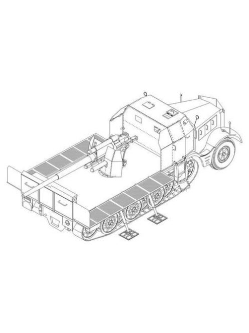 CMK - Sd.Kfz 9 Flak 8,8 cm Umbauset