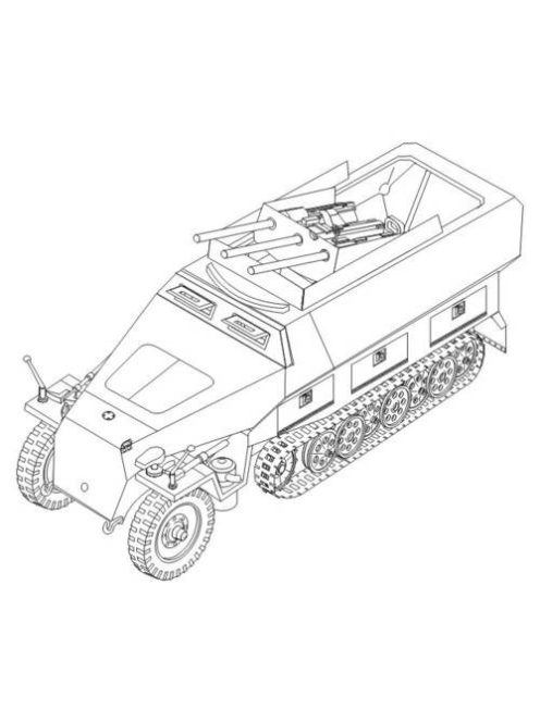 CMK - Sd.Kfz. 251/21 Ausf. D Drilling