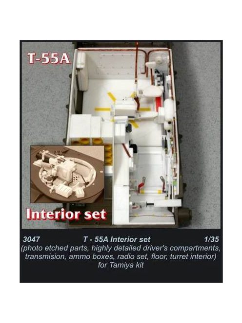 CMK - T-55A Interior Set für Tamiya Bausatz