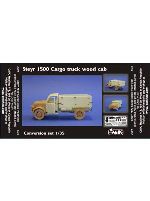 CMK - Steyr 1500 Cargo truck wood cab Conversation Set für Tamiya Bausatz